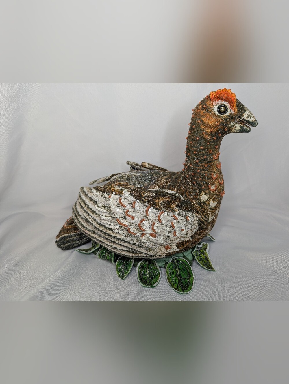 NWT John Derian Decorative Grouse Pillow
